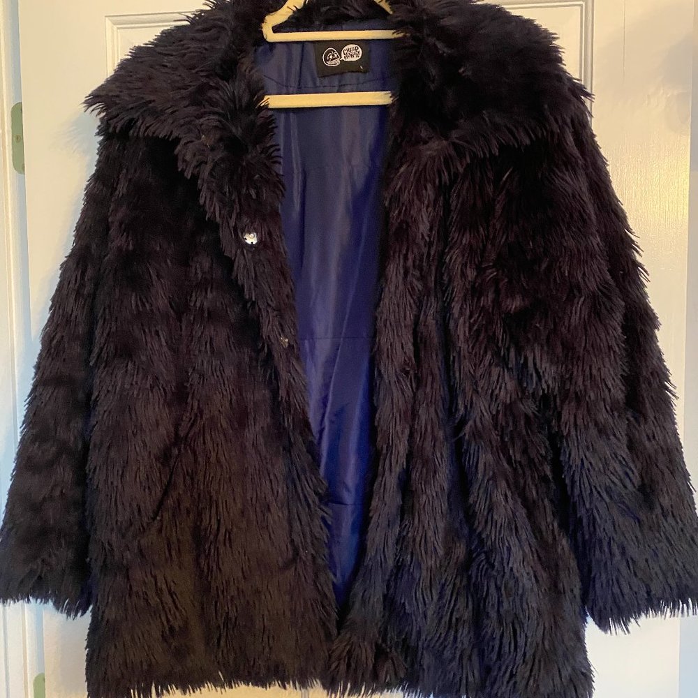 Cheap Monday Furious Jacket (Navy Shag)